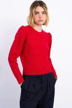Load image into Gallery viewer, Red Crush Knit Sweater