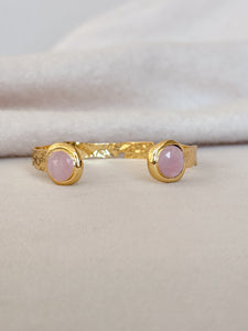 Misty Cuff Rose Quartz