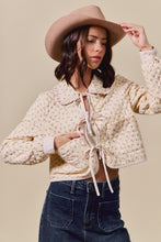 Load image into Gallery viewer, The Rosy Ruffle Quilted Jacket