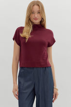 Load image into Gallery viewer, The Russet Glow Knit Sweater-Maroon