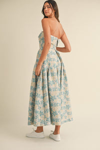 The Emerald Embrace Midi Dress
