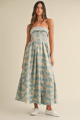 The Emerald Embrace Midi Dress