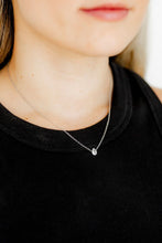 Load image into Gallery viewer, The Paloma Pear Drop Necklace-Silver