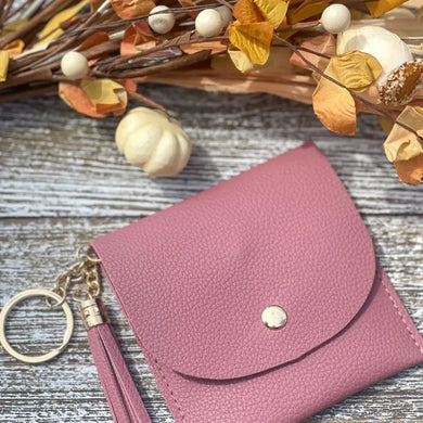 Snap Closure Wallet Keychain