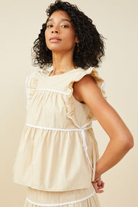 Nature's Darling Poplin Top