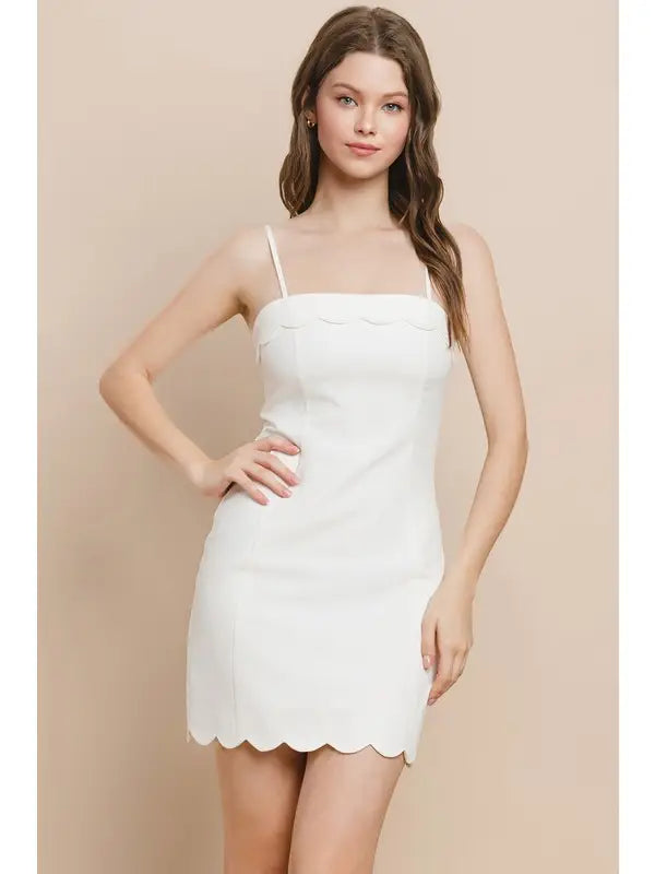 Simply Scalloped Dress