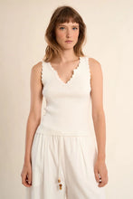 Load image into Gallery viewer, The Sweet Edge Tank - White