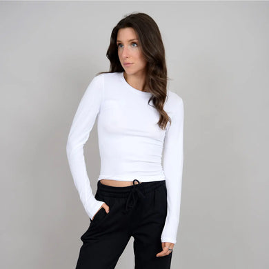 Hanna Long Sleeve Basic Top