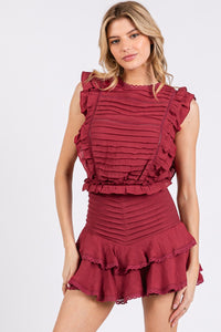 The Best Adventure Romper-Wine