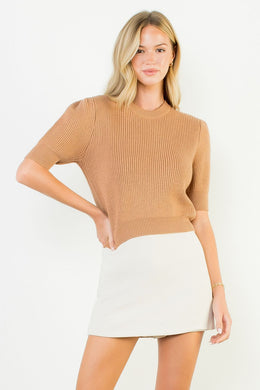Breezy Loom Top - Sand