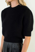Load image into Gallery viewer, Breezy Loom Top - Black