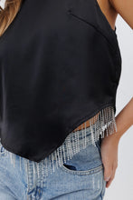 Load image into Gallery viewer, You&#39;re Missing Out Fringe Crop Tank